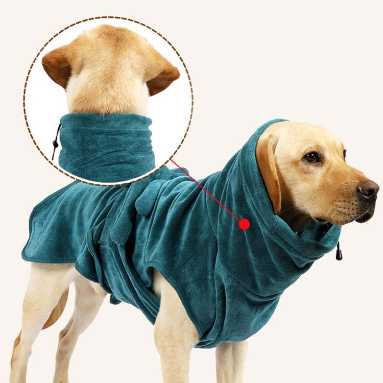 Pet Dog Bathrobe Bath Towel Strong Absorbent Bath Quick-drying Clothes