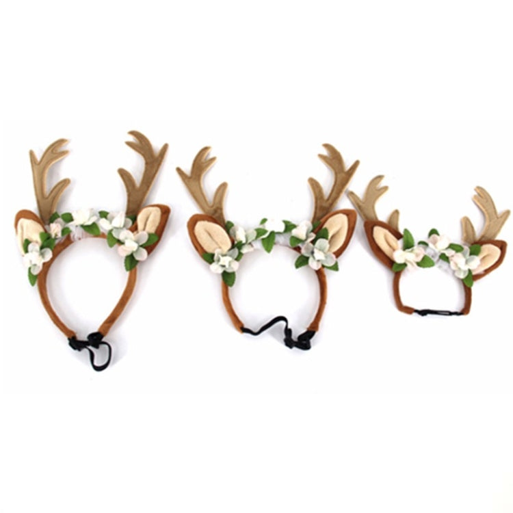 Christmas Pet Accessories Dog Hairpin Cat Ornament Christmas Antler Headband