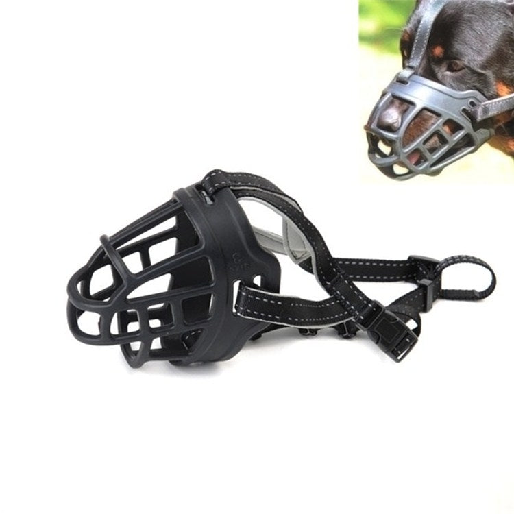 Mesh Breathable Silicone Anti-bite and Anti-call Pet Muzzle