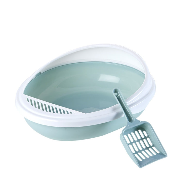 Pet Supplies Semi-Enclosed Detachable Splash-Proof Litter Box Cat Toilet with Cat Litter Scoop