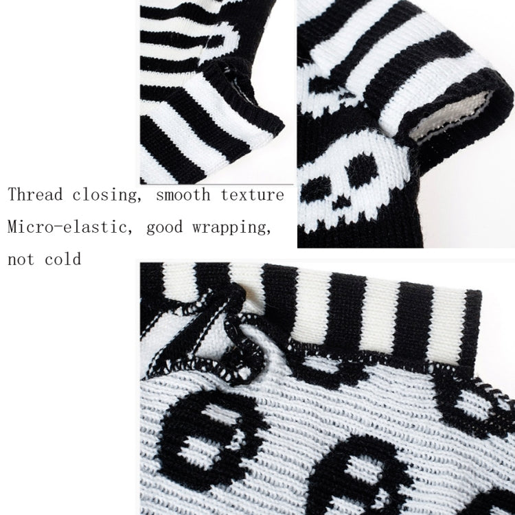 Halloween Skull Pet Sweater Cat & Dog Costume