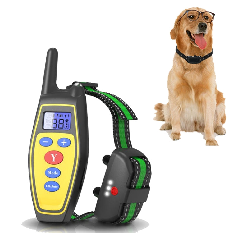 Dog Training Device Remote Control Bark Control Charging Waterproof Pet Training Collar with Electric Shock Vibration