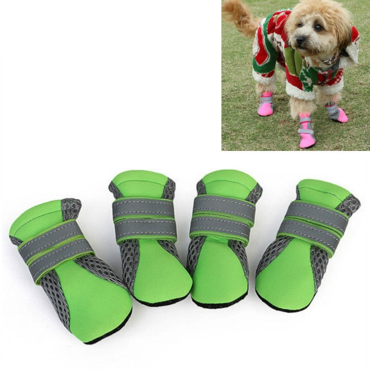 4 in 1 Pet Shoes Dog Shoes Walking Shoes Small Dogs Pet Supplies