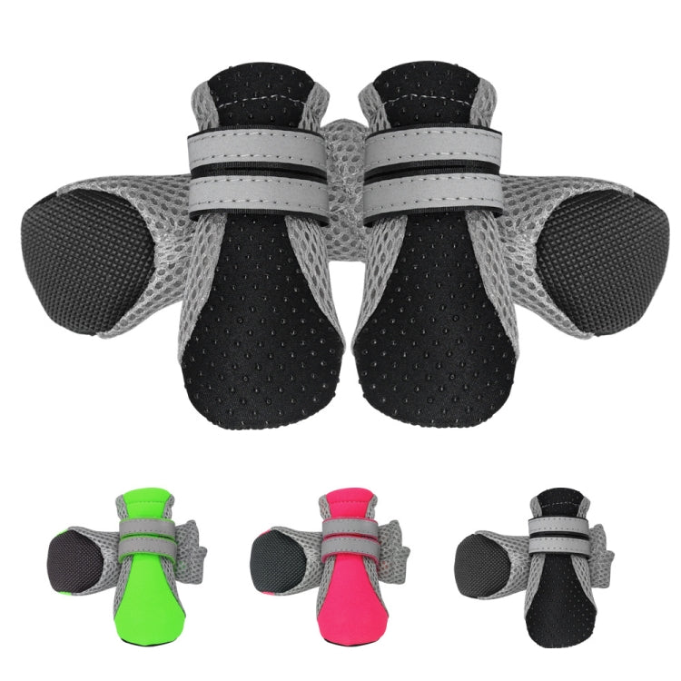 4 in 1 Pet Shoes Dog Shoes Walking Shoes Small Dogs Pet Supplies