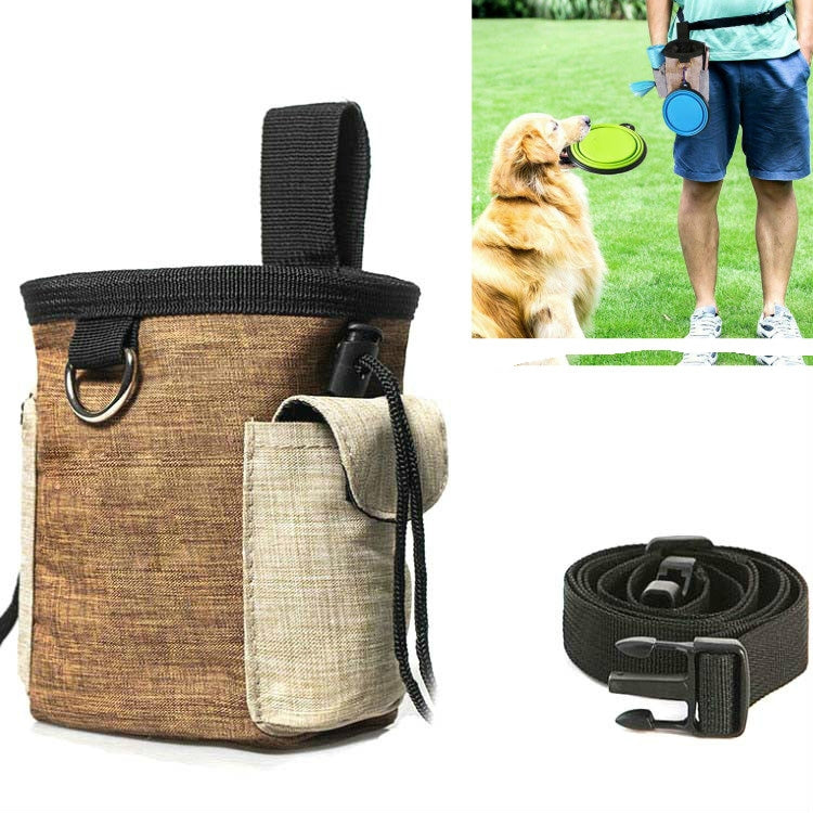 Outdoor Pet Training Bag Dog Training Pockets Pet Snack Storage Bag Pockets