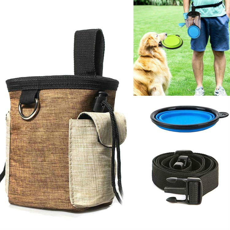 Outdoor Pet Training Bag Dog Training Pockets Pet Snack Storage Bag Pockets