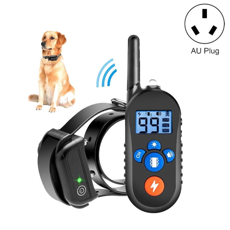 800m Remote Control Electric Shock Bark Stopper Vibration Warning Pet Supplies Electronic Waterproof Collar Dog Training Device