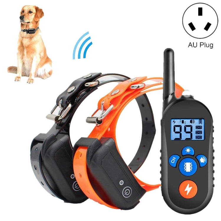 800m Remote Control Electric Shock Bark Stopper Vibration Warning Pet Supplies Electronic Waterproof Collar Dog Training Device