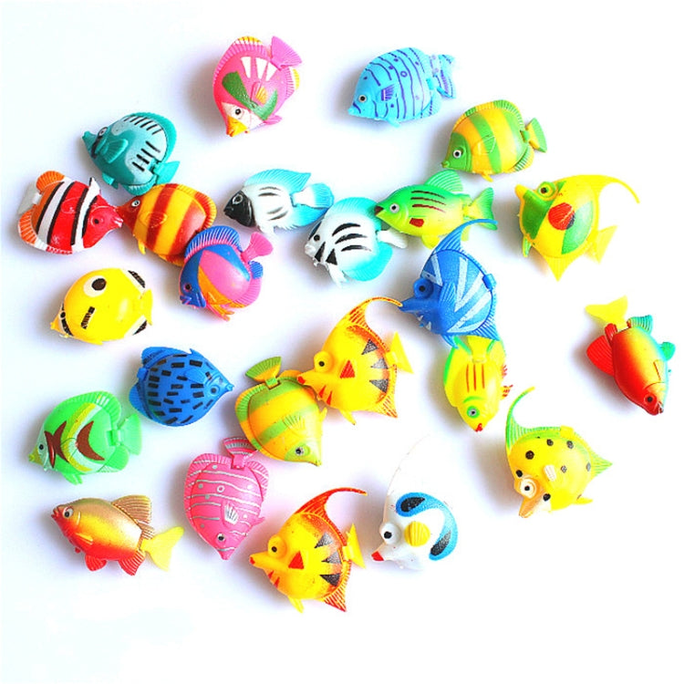 10 PCS Fish Tank Simulation Fake Fish Plastic Tropical Fish Children Swimming Pool Toy, Random Color Delivery