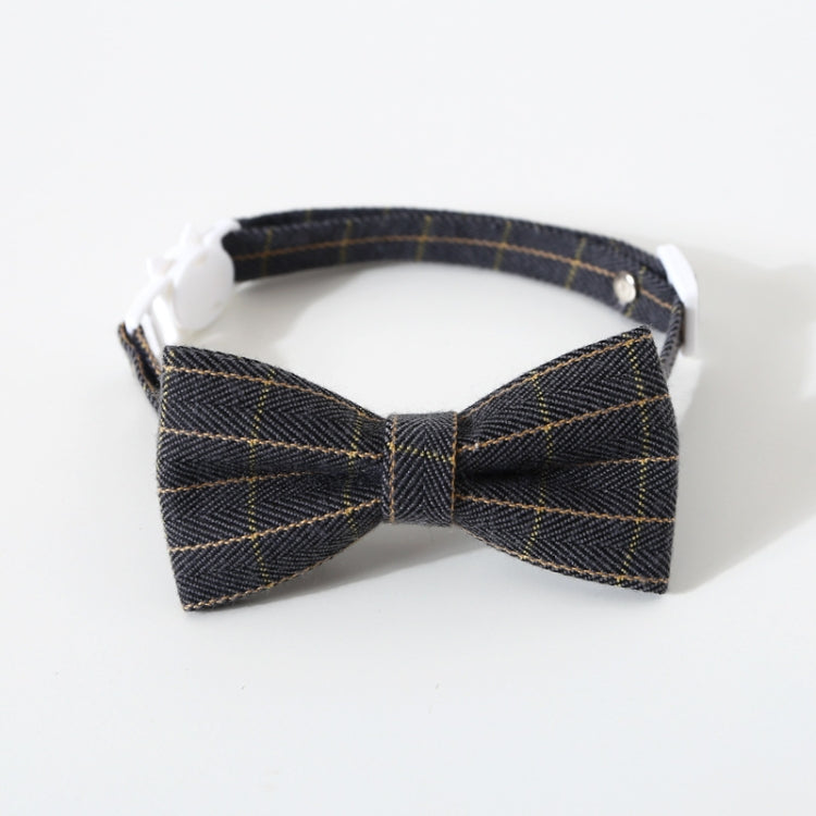 Pet Sub-Bow Tie Adjustable Cat Dog Collar Accessories, Bowknot S 17-32cm, Tie S 17-32cm