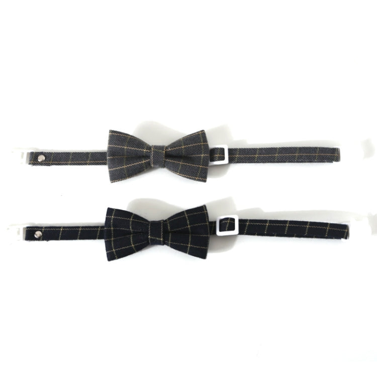 Pet Sub-Bow Tie Adjustable Cat Dog Collar Accessories, Bowknot S 17-32cm, Tie S 17-32cm