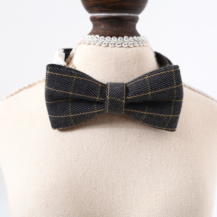 Pet Sub-Bow Tie Adjustable Cat Dog Collar Accessories, Bowknot S 17-32cm, Tie S 17-32cm