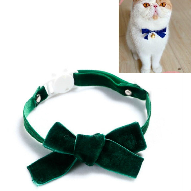 Velvet Bowknot Adjustable Pet Collar Cat Dog Rabbit Bow Tie Accessories