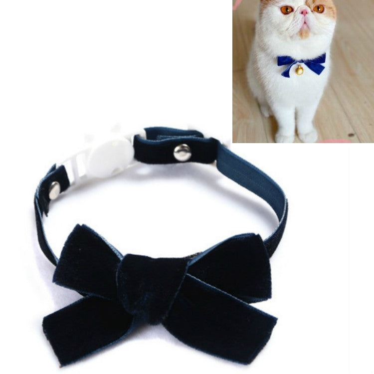 Velvet Bowknot Adjustable Pet Collar Cat Dog Rabbit Bow Tie Accessories