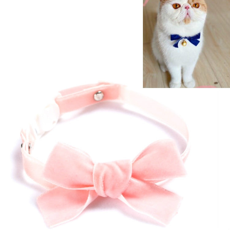 Velvet Bowknot Adjustable Pet Collar Cat Dog Rabbit Bow Tie Accessories