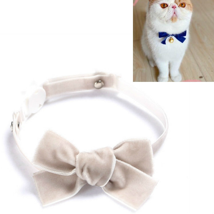 Velvet Bowknot Adjustable Pet Collar Cat Dog Rabbit Bow Tie Accessories