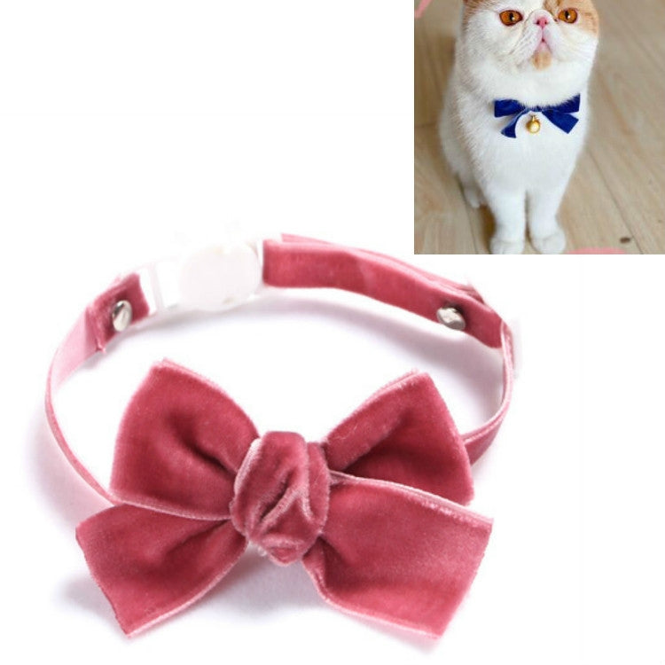 Velvet Bowknot Adjustable Pet Collar Cat Dog Rabbit Bow Tie Accessories