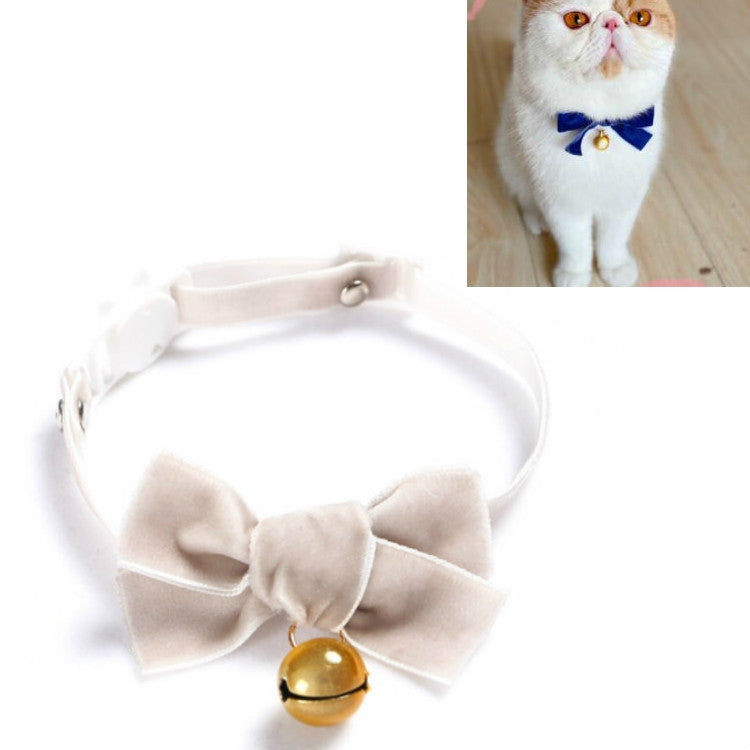 Velvet Bowknot Adjustable Pet Collar Cat Dog Rabbit Bow Tie Accessories