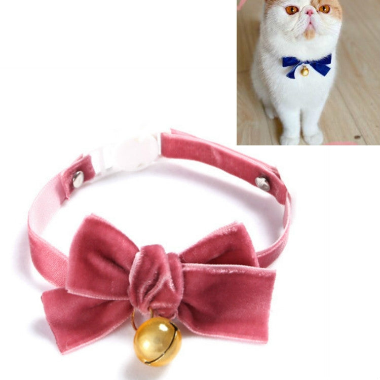 Velvet Bowknot Adjustable Pet Collar Cat Dog Rabbit Bow Tie Accessories