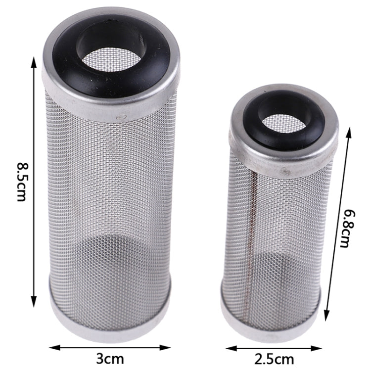 Stainless Steel Water Inlet Protective Cover Fish Tank Aquarium Filter Water Inlet Suction Filter Cover, Specification: White 12mm