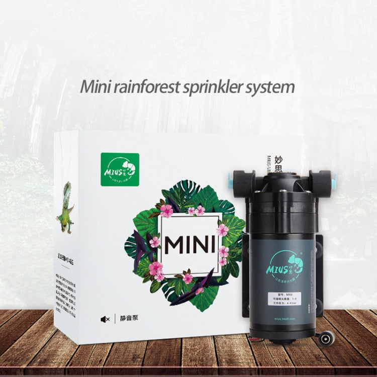 MIUS Simulated Rainfall Rainforest Ecological Mini Spray Atomization Humidification Pump, CN Plug