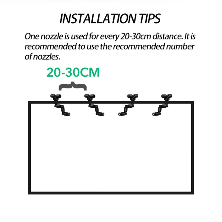 MIUS Simulated Rainfall Rainforest Ecological Mini Spray Atomization Humidification Pump, CN Plug, Humidification Pump