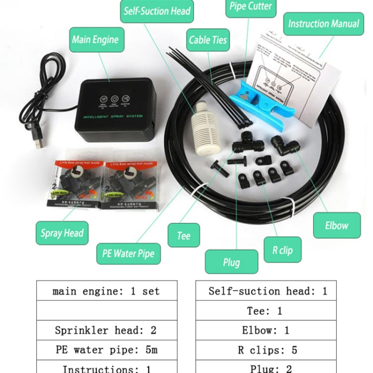 MIUS Tank Timing Spray System Plant Humidification Simulation Rainfall Intelligent Spray System, Tank Timing Spray System