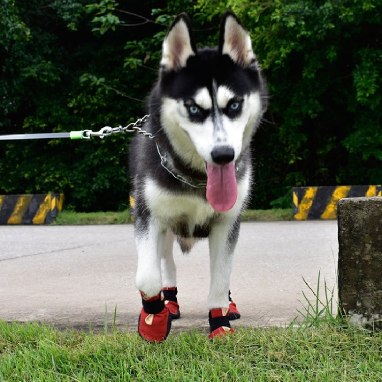 HCPET Non-Slip Wear-Resistant Pet Shoes Four Seasons Breathable Dog Shoes