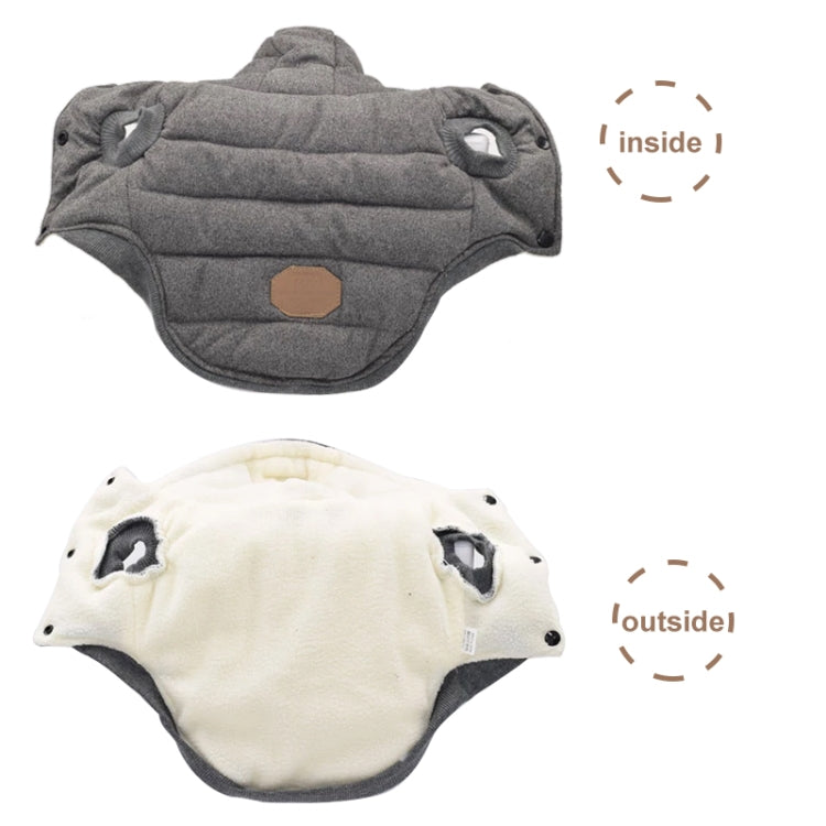 Winter Padded Coat Super Warm and Soft Cotton Jacket for Pet Dog