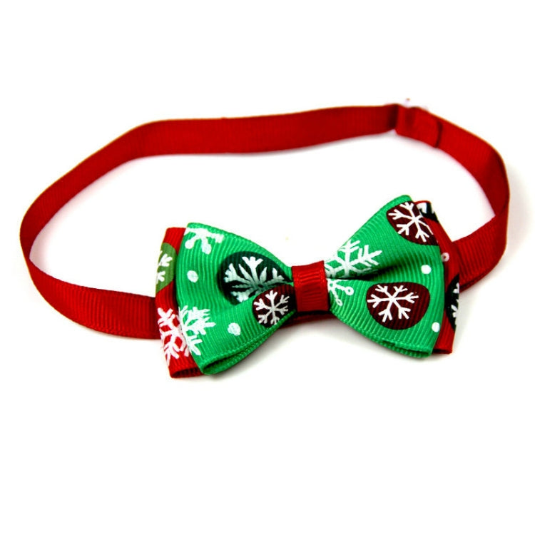 5 PCS Christmas Holiday Pet Cat Dog Collar Bow Tie Adjustable Neck Strap Cat Dog Grooming Accessories Pet Product