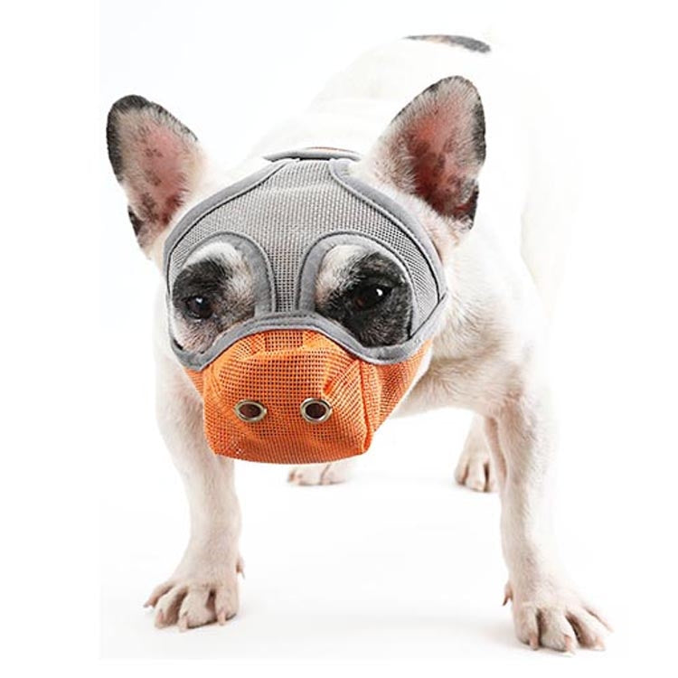 Bulldog Mouth Cover Flat Face Dog Anti-Eat Anti-Bite Drinkable Water Mouth Cover