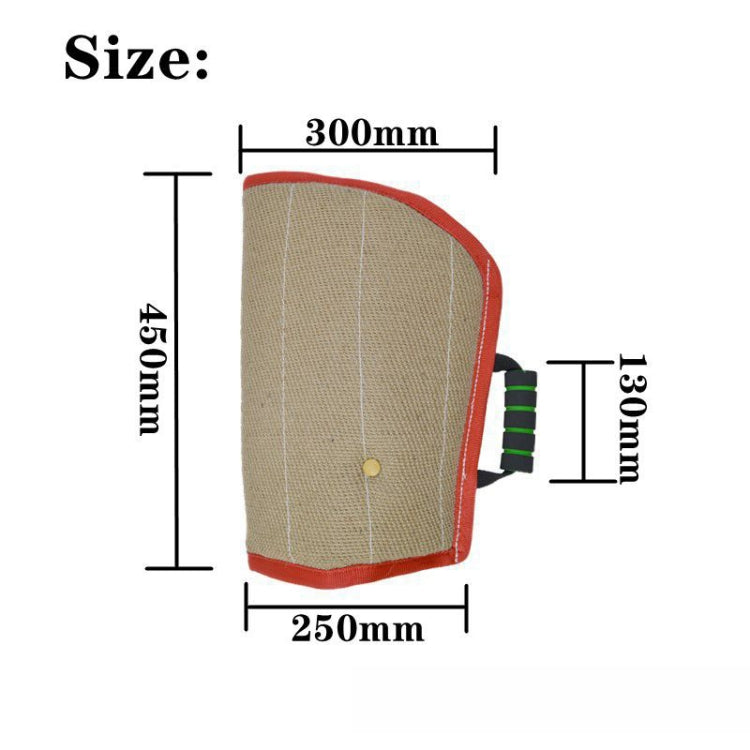 Red Twill Jute Training Dog Bite Sleeve Open Sleeve Protector Pet Products