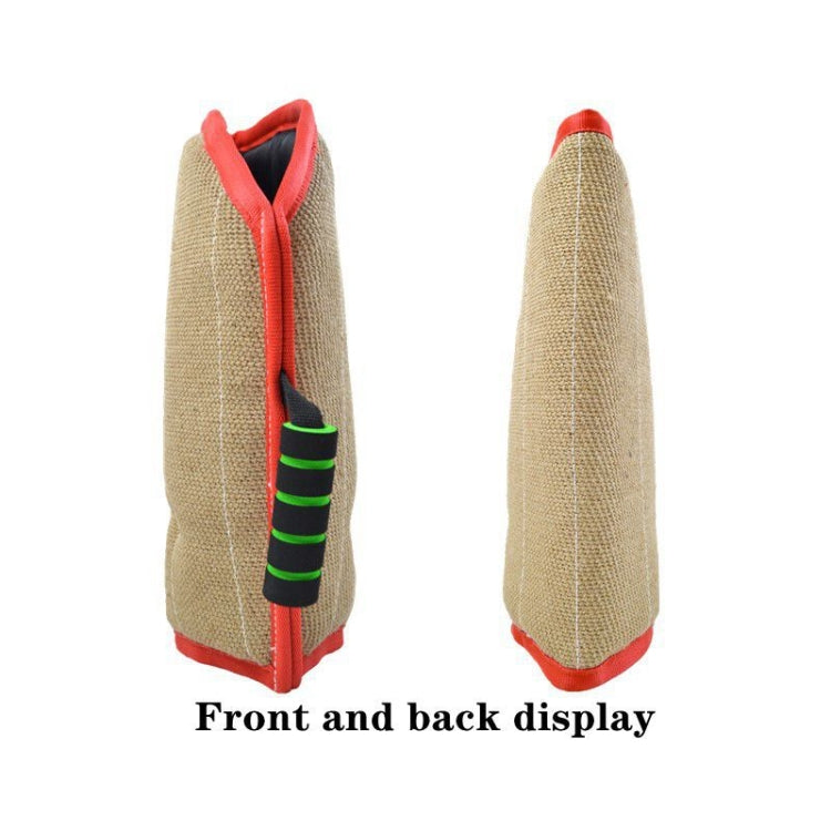 Red Twill Jute Training Dog Bite Sleeve Open Sleeve Protector Pet Products