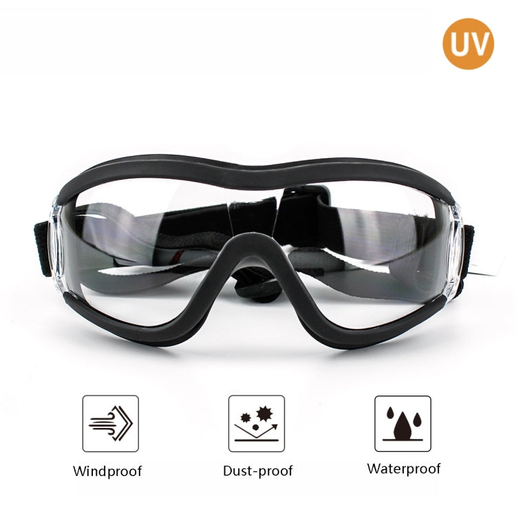 Pet Goggles Dog Transparent Glasses Waterproof Windproof Snowproof Dog Glasses