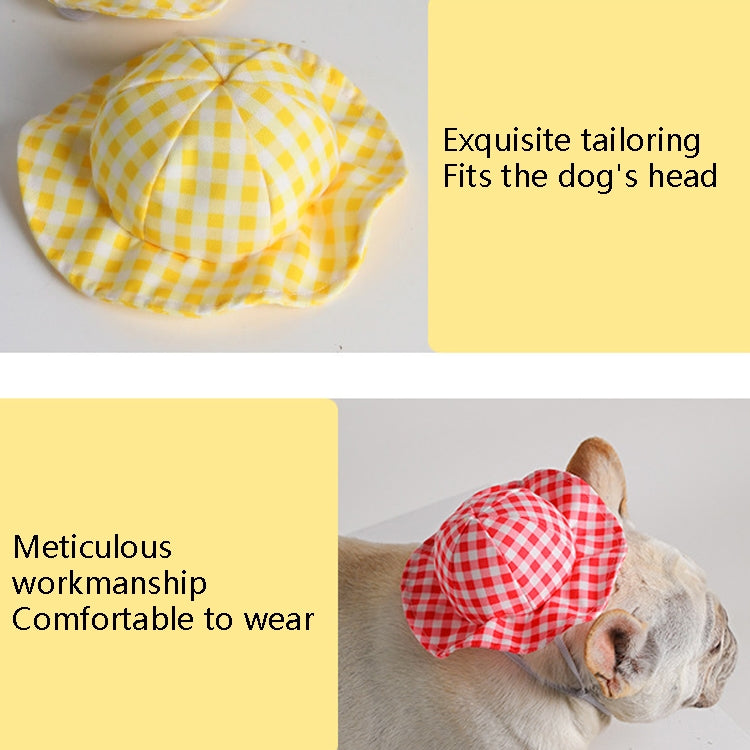 Dog Hat Summer Cool Photo Decoration Pet Cat Sun Hat, S, M