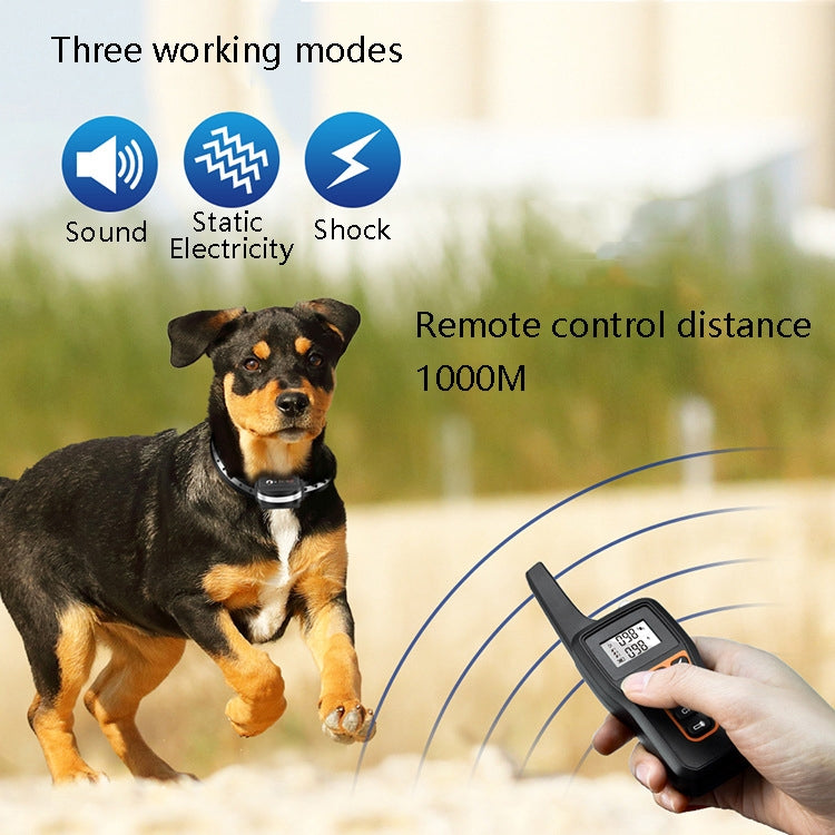 PaiPaitek PD529-3 Remote Control Dog Training Device Voice Control Barking Stopper Electronic Collar Dog Training Device