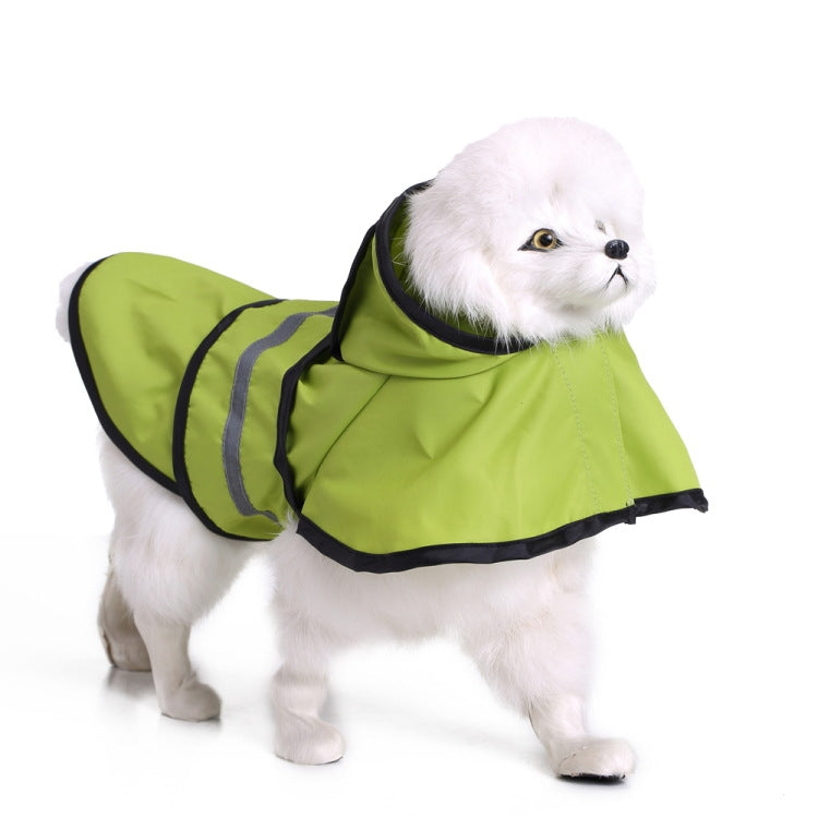 Pet Reflective Raincoat Large Dog Poncho