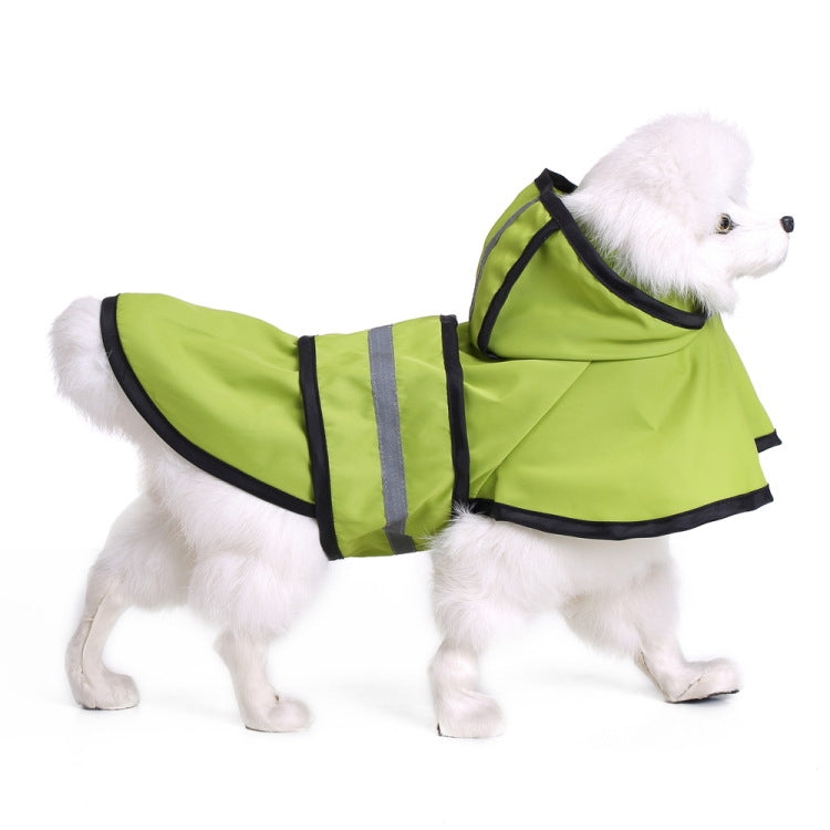 Pet Reflective Raincoat Large Dog Poncho