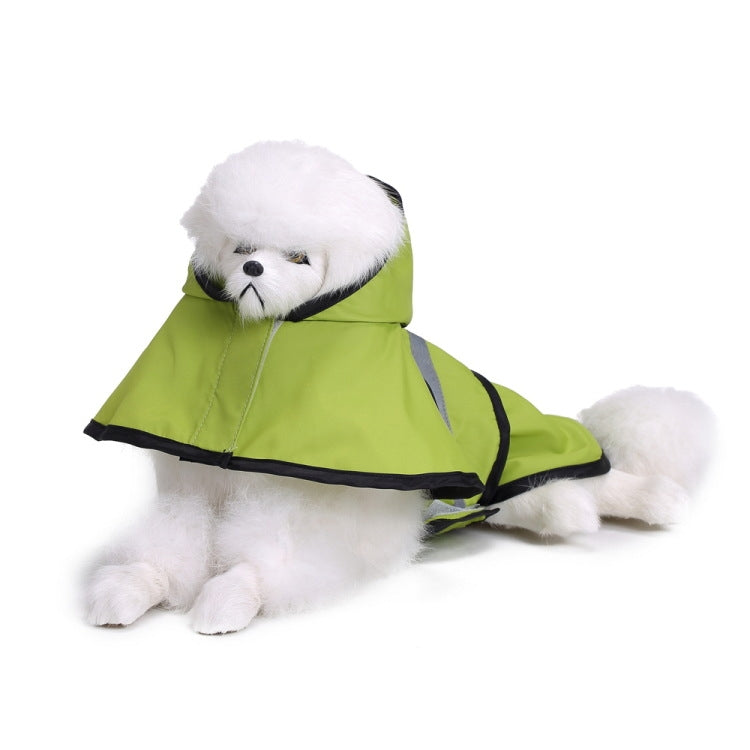 Pet Reflective Raincoat Large Dog Poncho