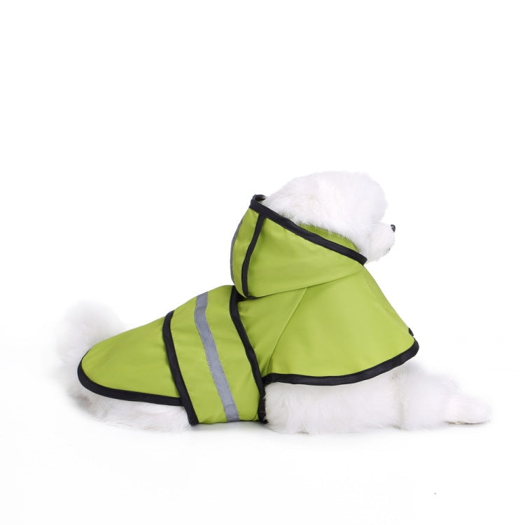 Pet Reflective Raincoat Large Dog Poncho