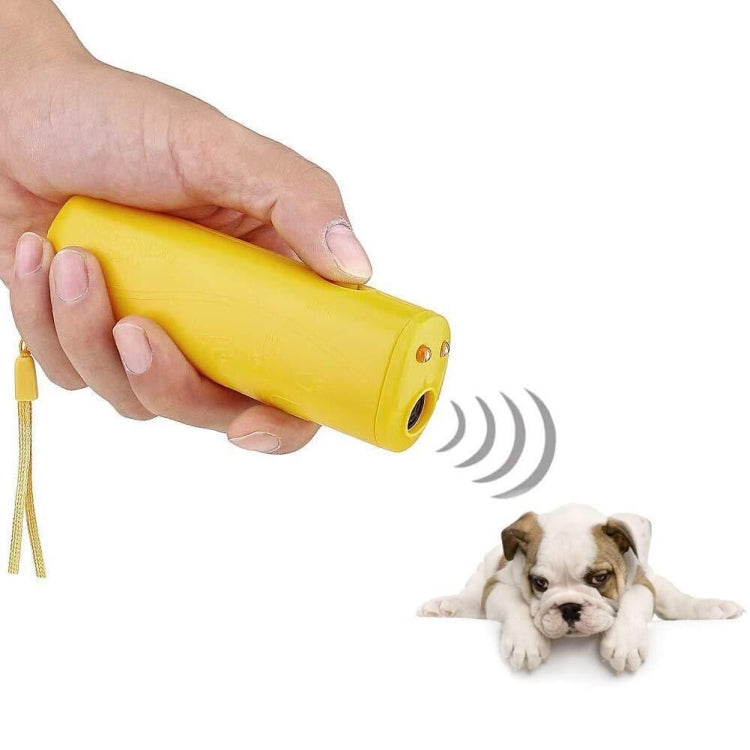 LED Flashlight Ultrasonic Dog Repeller Portable Dog Trainer