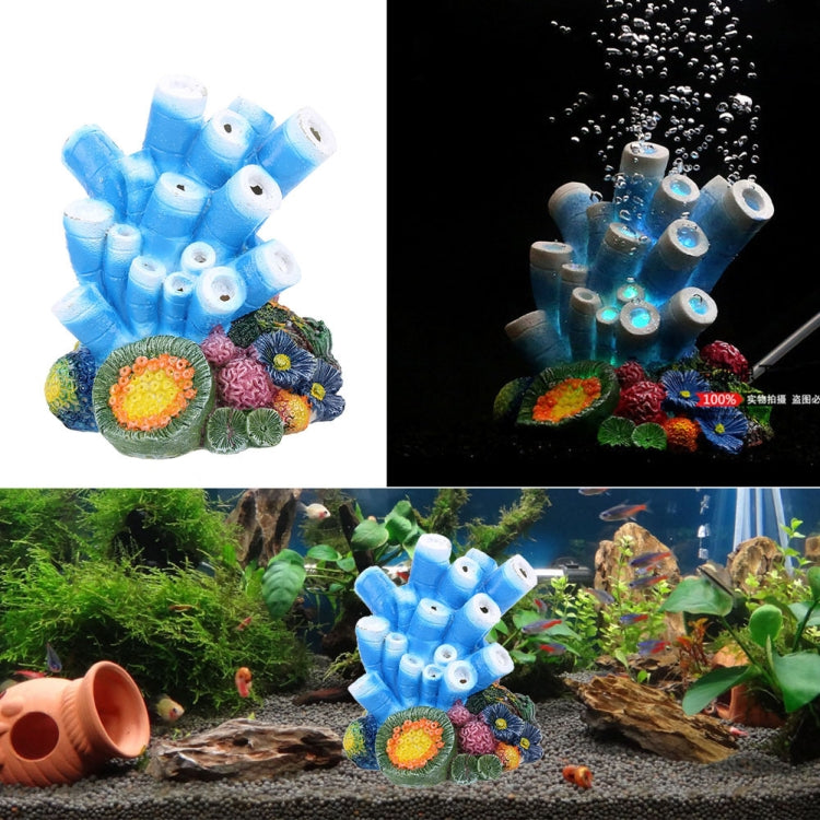 Aquarium Landscaping Oxygen-Enriching Decorative Air Stone Artificial Coral Ornaments