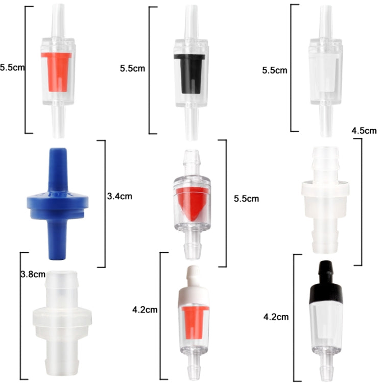 20 PCS Fish Tank Oxygen Pump Trachea Check Valve