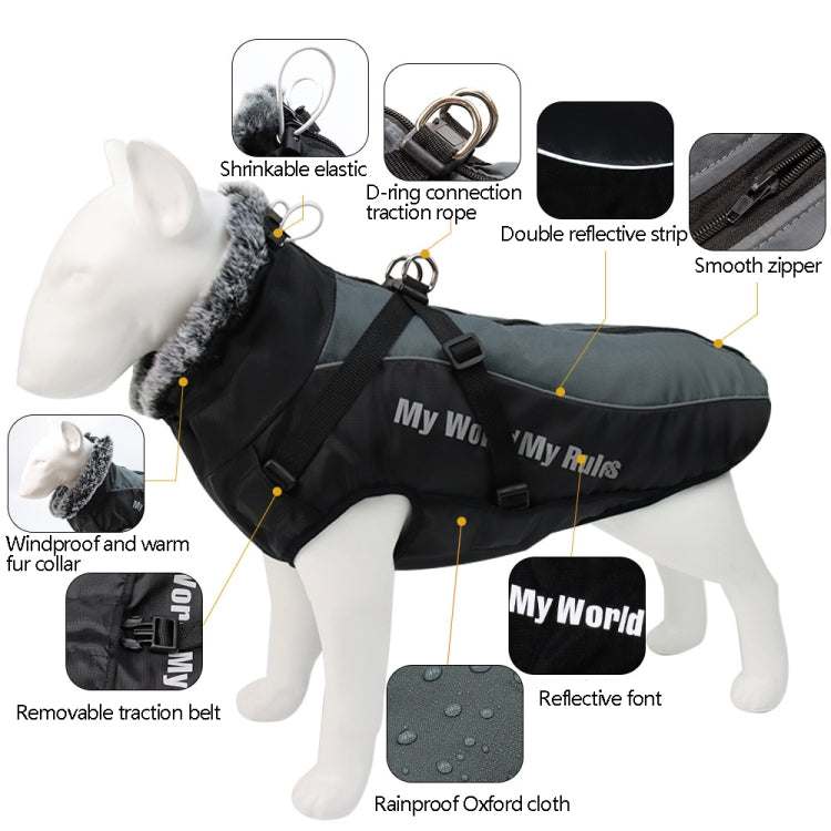 BL-683 Keep Warm Reflective Dog Clothes