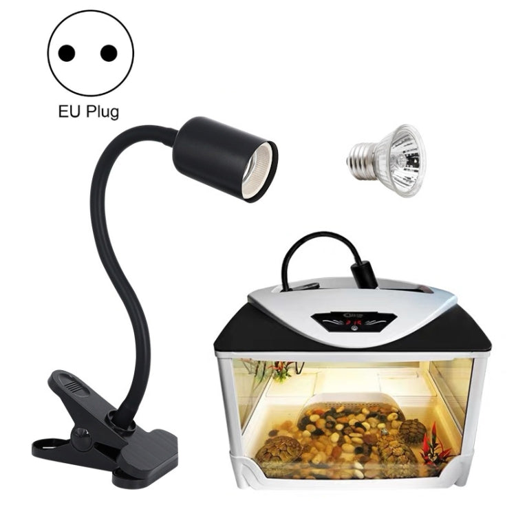 ZY-UAB Turtle Backlight UVA Heated Climbing Pet Backlight,, EU Plug With Bulb, US Plug Without Bulb