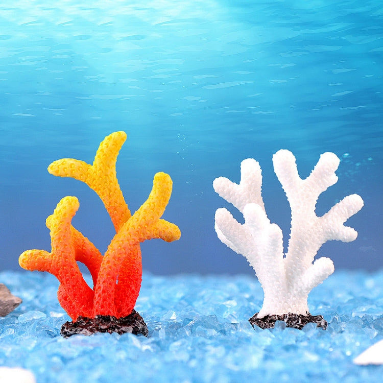 10 PCS Simulation Resin Coral Aquarium Fish Tank Small Ornaments