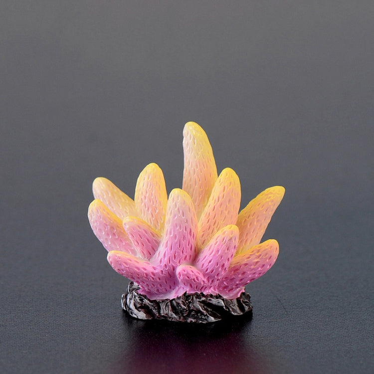 10 PCS Simulation Resin Coral Aquarium Fish Tank Small Ornaments