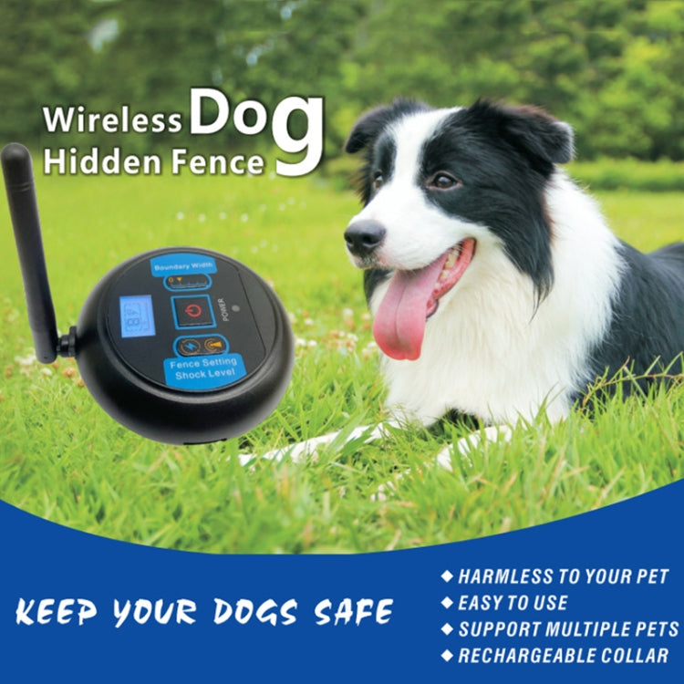 Pet Wireless Trainer Bark Stopper Electronic Fence, Specification: