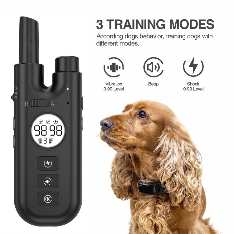 Intelligent Remote Control Dog Trainer Automatic Barking Stop Collar