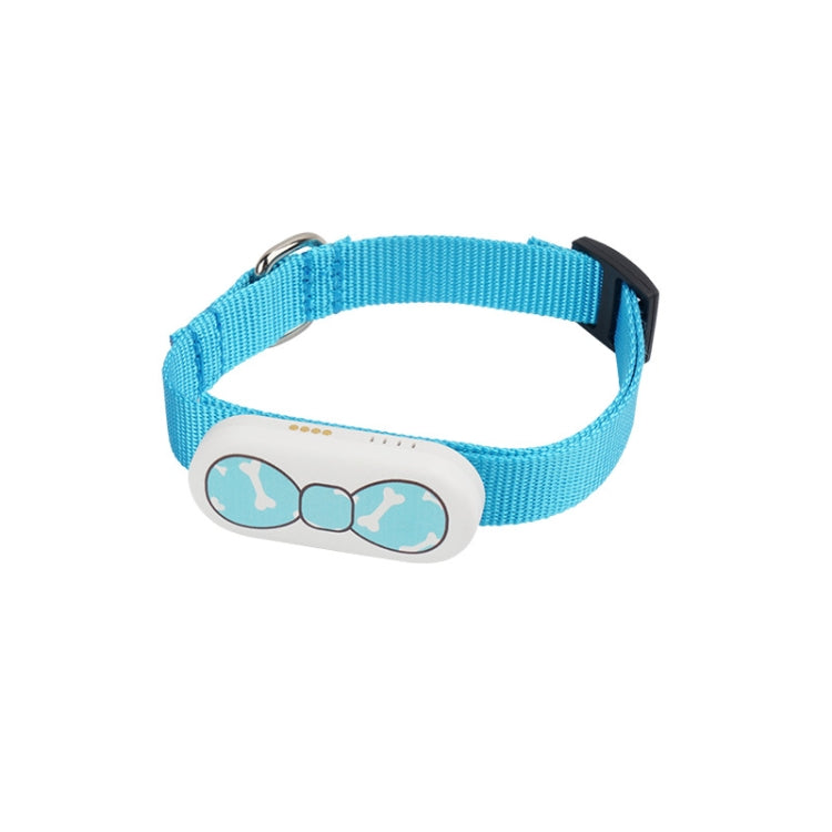 GPS Pet Anti-lost Collar Tracking Locator, Butterfly Bone, Blue White Bone, Bee, Bear